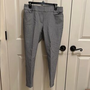 New LOFT Black and White Skinny Curvy Pants